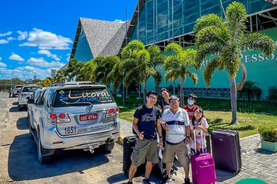 Transfer aeroporto JJD Jericoacoara - Família feliz